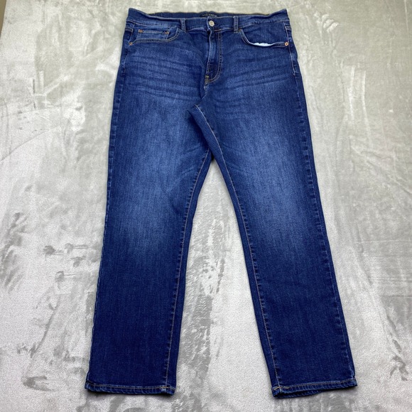 Lucky Brand Other - Lucky Brand 410 Athletic Straight Jeans Mens Sz 36 Dark Wash Denim Pants grunge